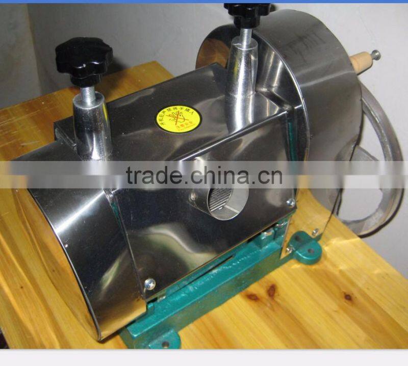 Stainless steel table small sugarcane juicer machine/sugar cane juice machine/juice making machine HJ-CM022