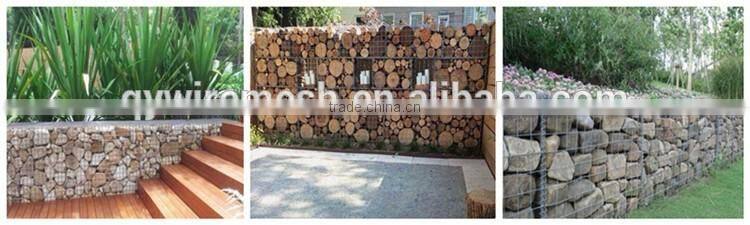 75mm mesh size 4mm diameter welded stone box / galvanized gabion box factory