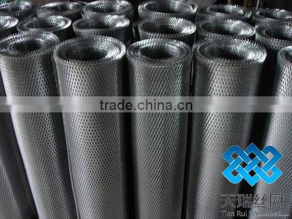 black steel/galvanized/painted expanded metal mesh