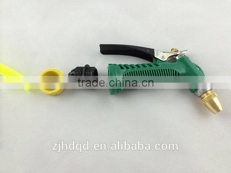 high pressure washing gun with pipe , brass head and button , 20 meters distance