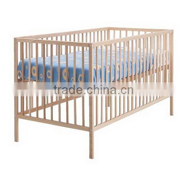 120x60cm mattress Europe Nursery Wooden baby cotbed Cot Bed