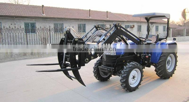 30 hp tractor with BACKHOE and FRONTLOADER 4WD, POWER STEERING