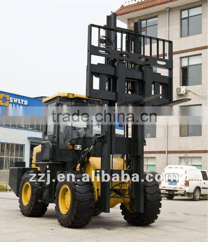 5000KG Rough Terrain forklift with CE mark with CE,