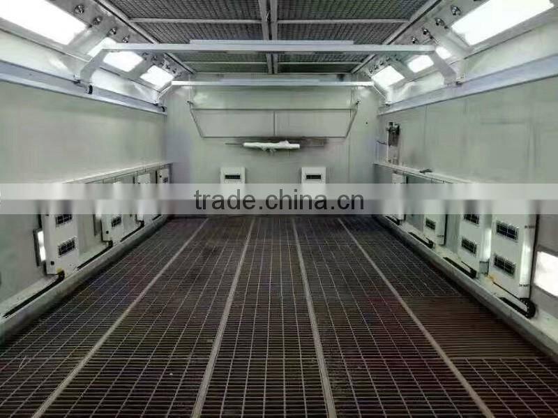Customized Auto Car Paint Room Baking Spray Booth Electric Heat Or Diesel Burner Heat