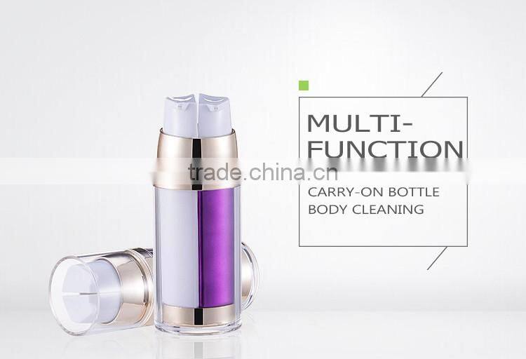 Customized fashional color face care cream PMMA body lotion bottle
