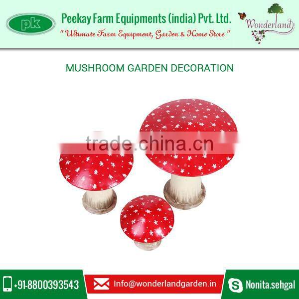 Direct Factory Supply Mushroom Garden Decoration at Lowest Range