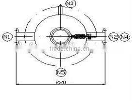 sanitary or single sanitary filter housing, cartridge filter housing