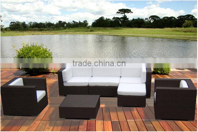 Stylish custom combination rattan outdoor terrace sofa set models