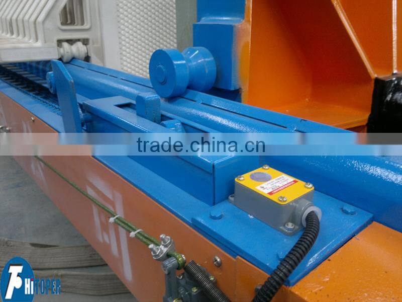 Chemical, medicine, food, refining, sewage treatment automatic discharge filter press for industrial filtration plant