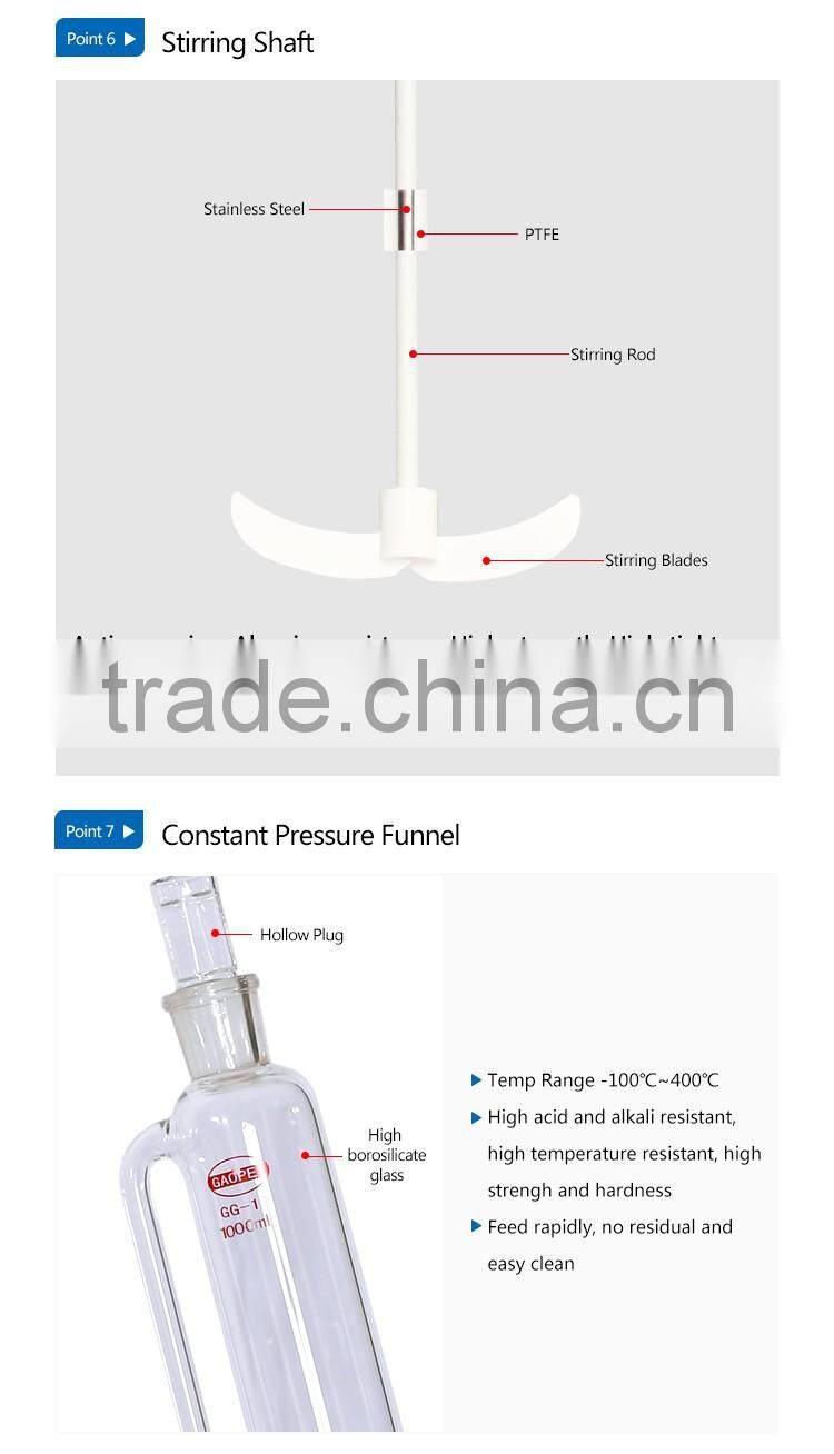 Single Layer Borosilicate Glass Reactor