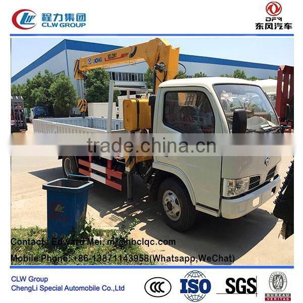 Dongfeng 4*2 4*4 type 95 Hp truck mouted crane sinotruck crane