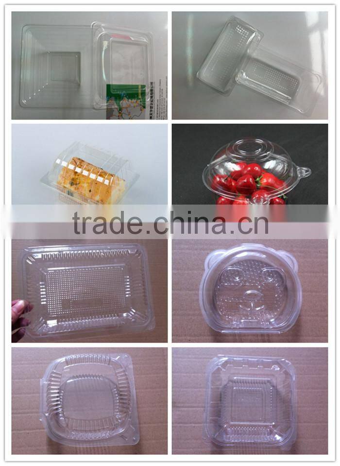 Disposable Blister Process Plastic Round Display Food Tray,Plastic Display Food Plate,accept customized order