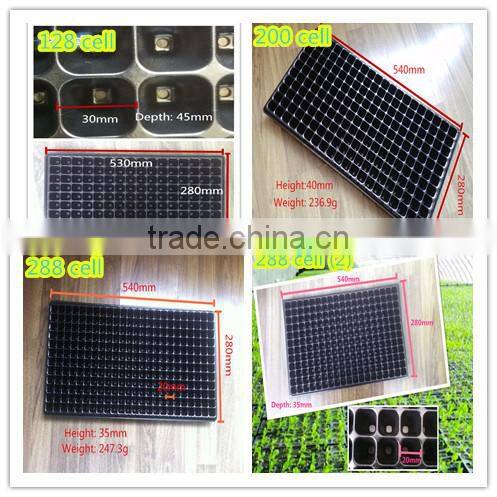 plastic multi cell seed seedling tray, planter germination tray, China factory wholesales
