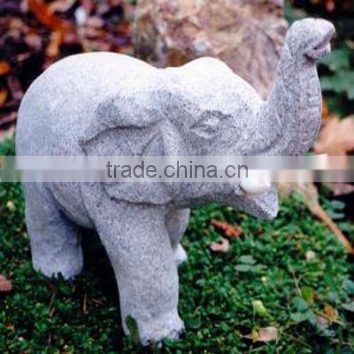 Tall Elephant Animal Stone Statue