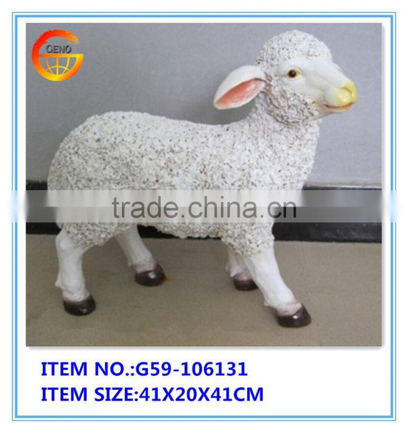 Hot selling sheep figurines resin animal