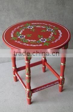 Child small table Solid wood round table
