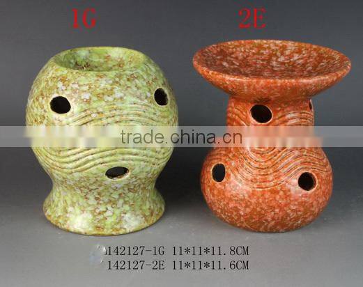 creative blue,red and green color ceramic candle holder