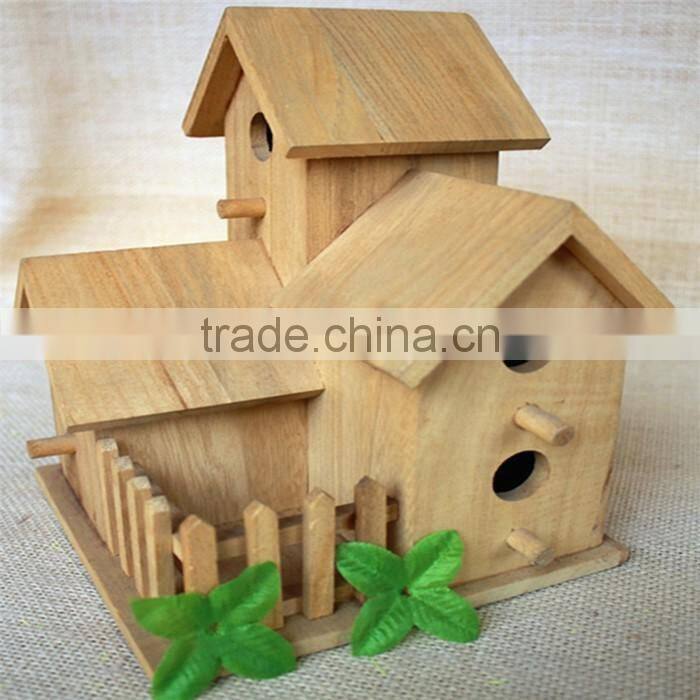 Wooden houses wood Villa model shape sorter toy crazy toys for kids