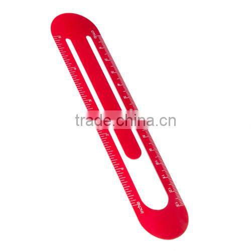 aluminium ruler bookmark, promotional ruler