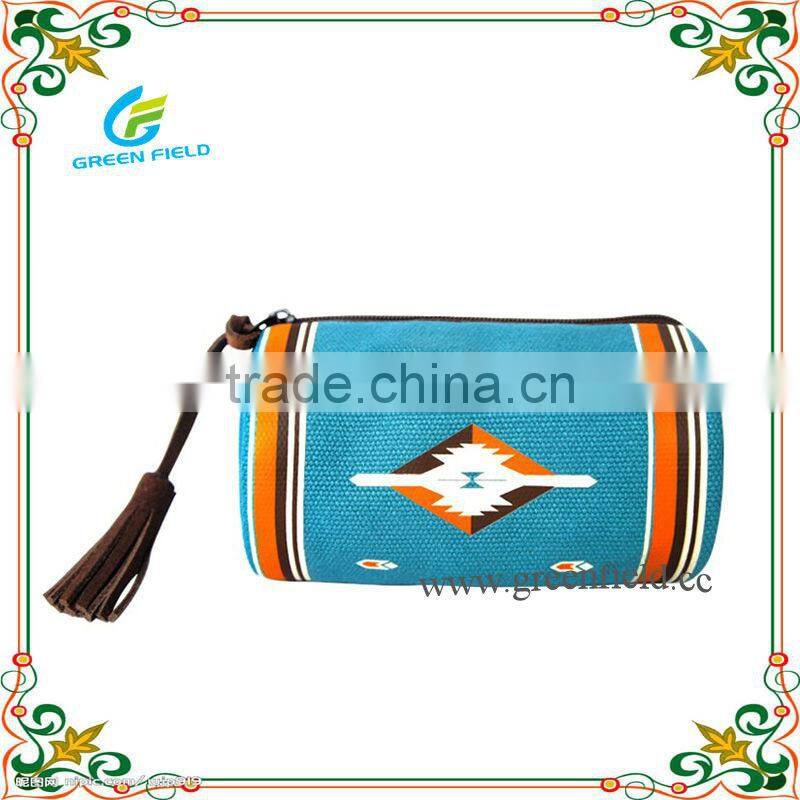 Personalized coin purse with zipper