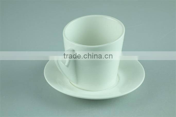 New bone china ceramic jumbo tea cup and saucer, porcelain cheap coffee cups