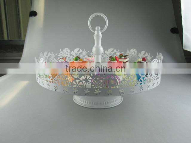 Cinderella Carriage Cake Stand 3 Tiers Lace Design Cake Stand in Metal