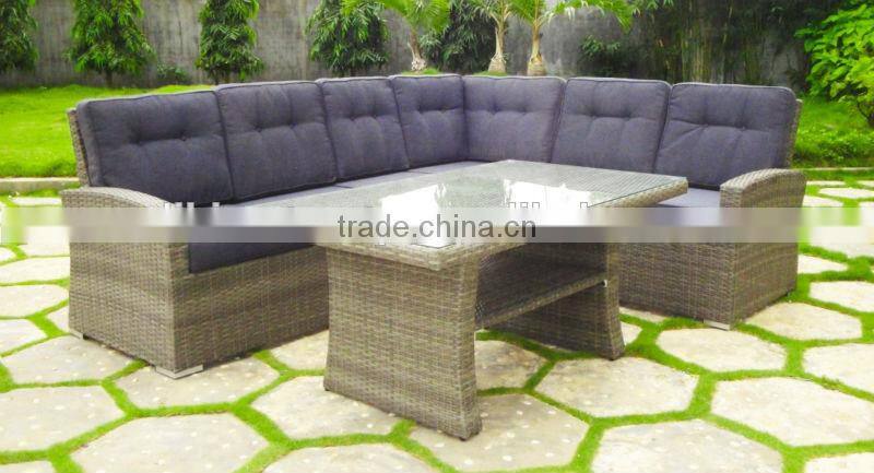 Outdoor PE Rattan Garden Sofa Set
