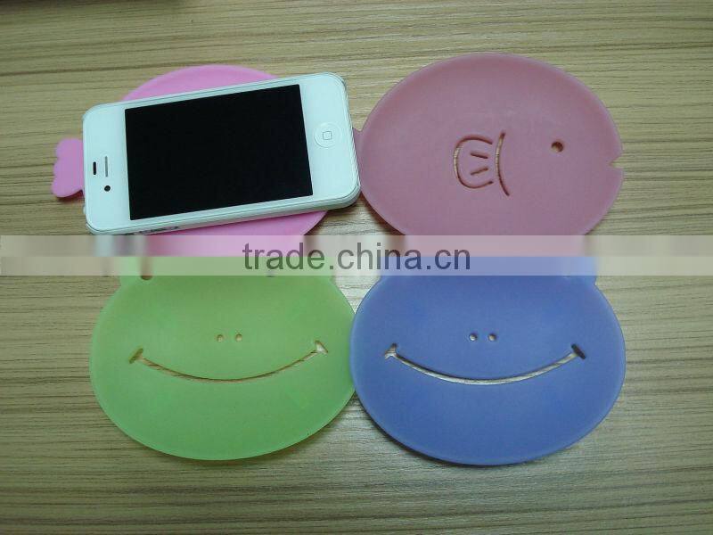 lovely frog silicone soap mat/pad for baby
