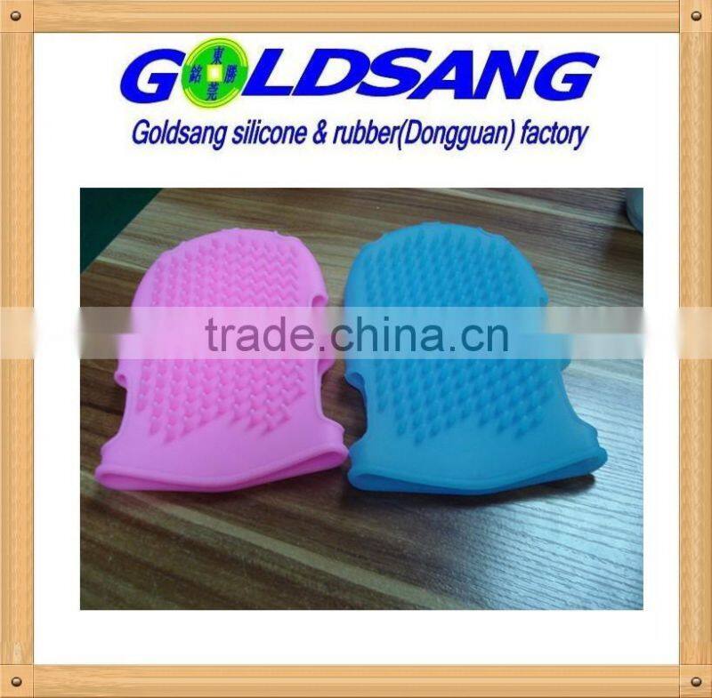 High quality silicone Massage gloves cosmetic tools