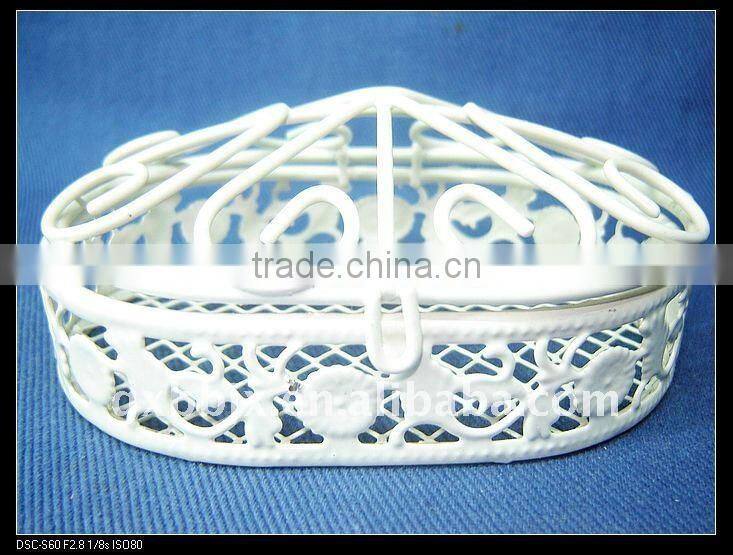 Creamywhite wire storage pretty storage boxes