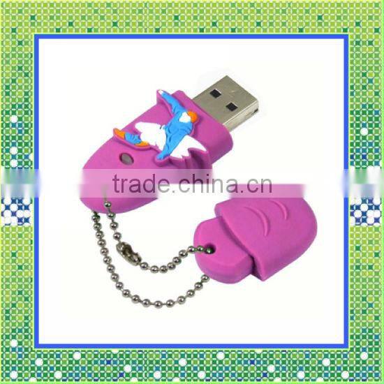 Stylish Heart Design Silicone USB Cover