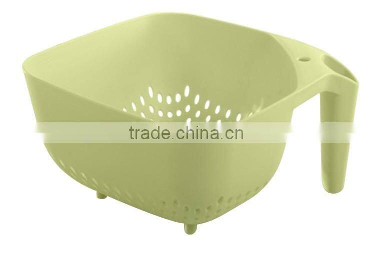 new design plastic kitchen stainer with handle