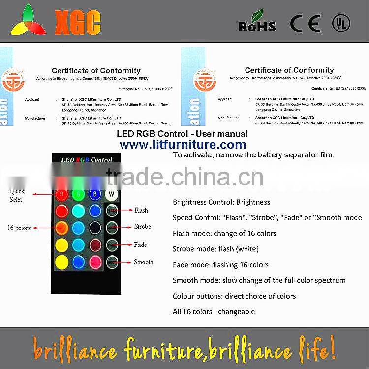 lighted outdoor flower pots PE material waterproof led flower pot,plastic led flower pot with waterproof batery