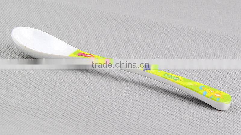 Melamine Kid's Spoon and Fork with cartoon logo