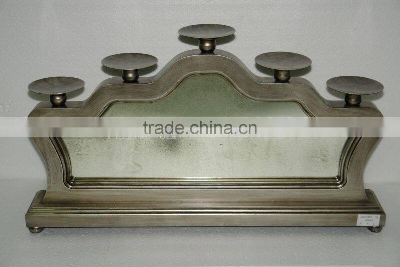 The antique luxurious exquisite replacement glass decorative candle holder