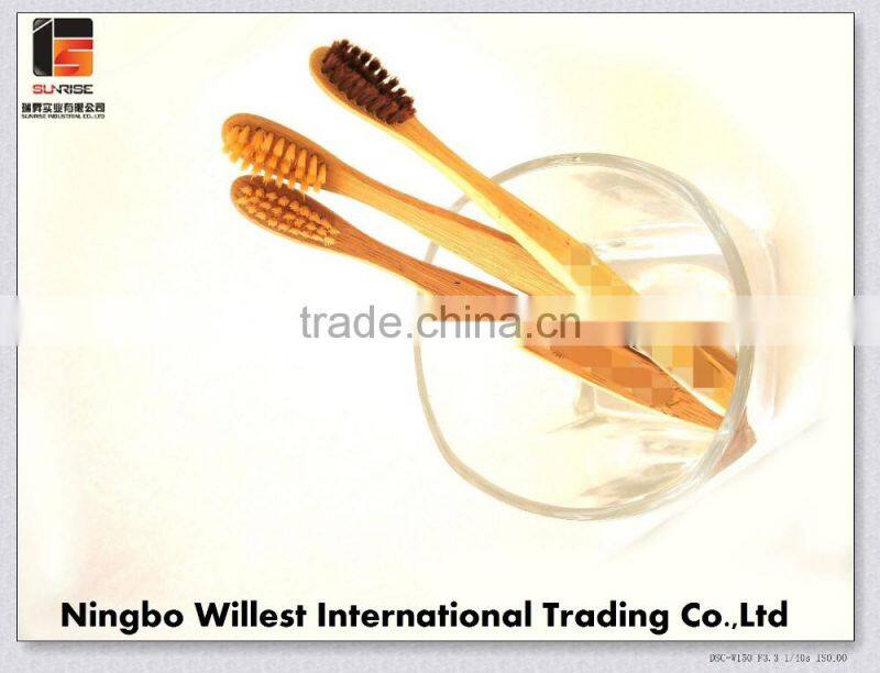 different styles small bamboo toothbrush with soft bristle