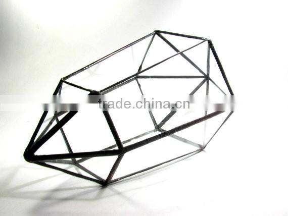 A Stained Geometric Crystal Terrarium