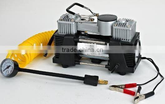 12v 2 Cylinder Automatic Car Tire Inflation Tools Tyre Inflator Portabe Car Mini Compressor Air Pump