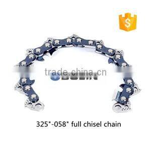 1/4"--050"-66DL semi chisel chain single cutter chain for wood grave