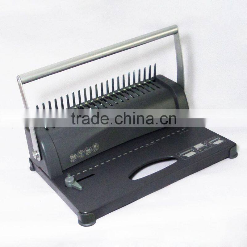 A4 multi functional manual book binding machine plastic spiral binding machine