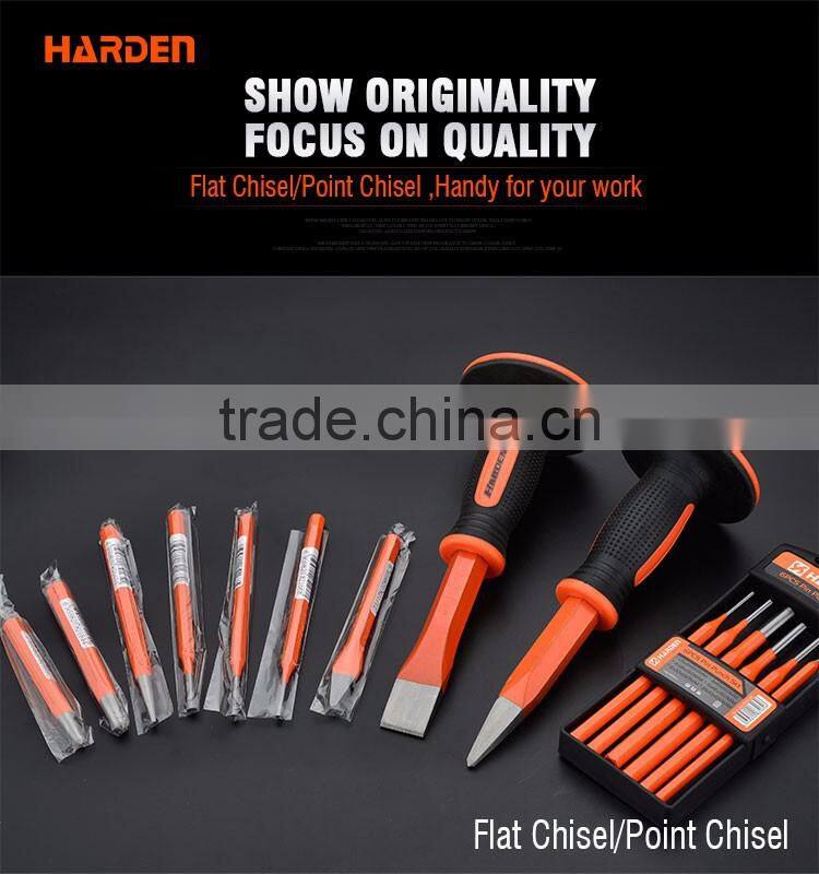 Hexagonal Forged Cold Moil Point Chisel With TPR Handle