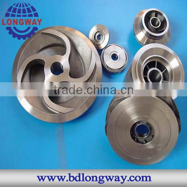 High precision Lower defects sand casting aluminium A356 centrifugal impeller for heavy machinery