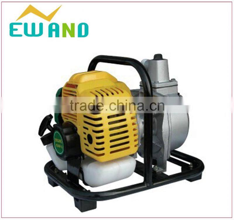 small plastic air cooler hand pump 1.5hp small petrol water pump 1 inch