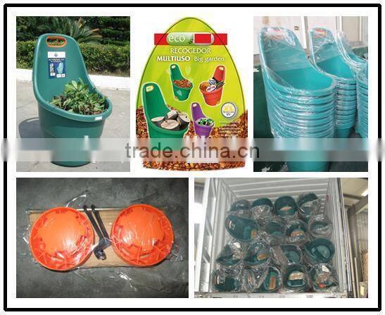Hot sale Plastic garden cart with two wheels