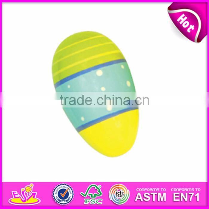 Customize shaker instruments baby mini wooden egg shaker instrument W07I079