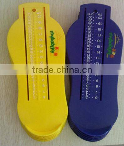 colorful cartoon children foot guage