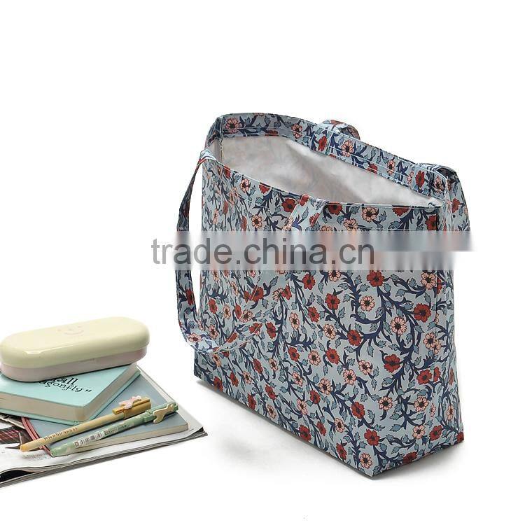 High Quality Full Printing Waterproof Nylon Tote Bag With PVC Lamination