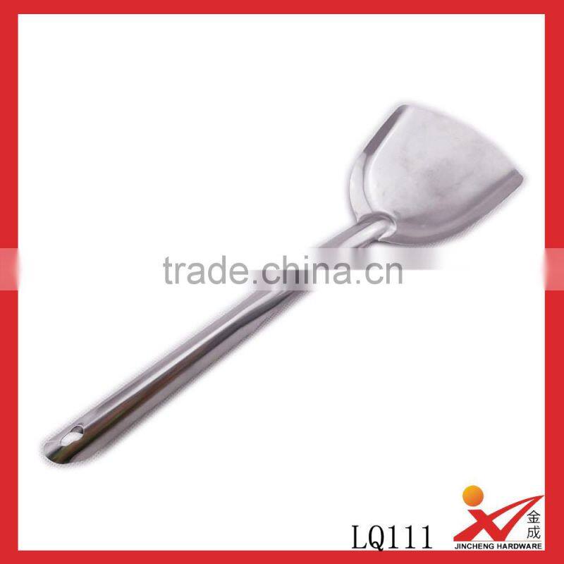 LQ111 Stainless Steel Turner Glossy Kitchen Spatula