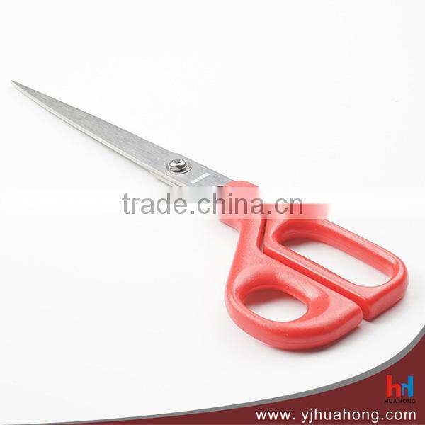 Stainless steel sewing scissors with plastic handle