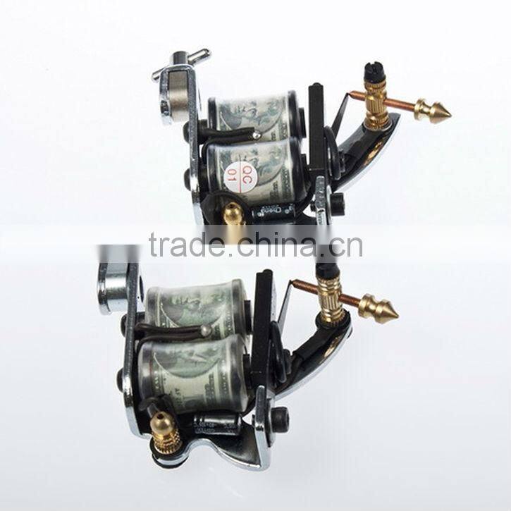 Starter Complete Tattoo Kit 2 Gun Supply Set Equipment Dunhuang Tattoo Machine Body Art